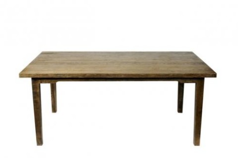 Halls Rental Wood Farm Table Walnut for weddings, parties, and corporate and catered event in Chicagoland.